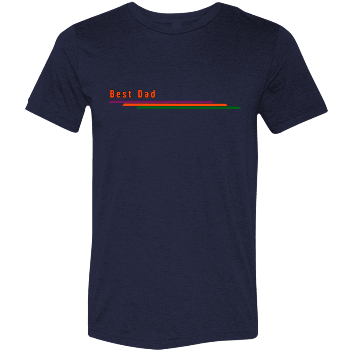 "Best Dad" Tri-blend T-shirt