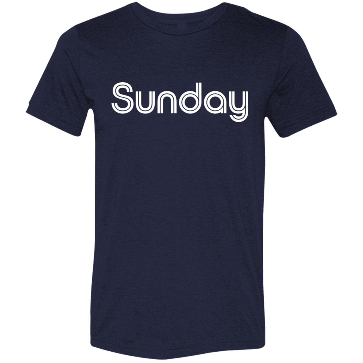 "My Sunday shirt" Tri-blend T-shirt