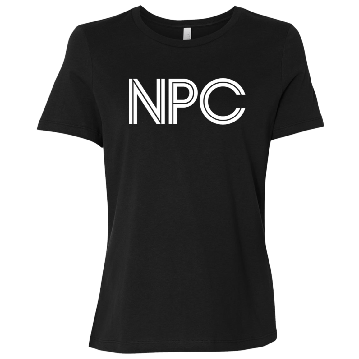 "NPC" Womens Relaxed T-shirt