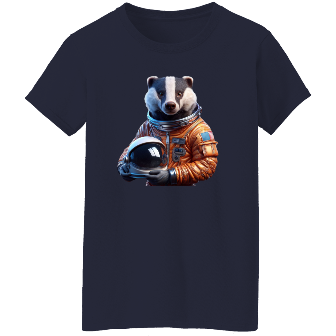 "Space Badger" Womens T-shirt