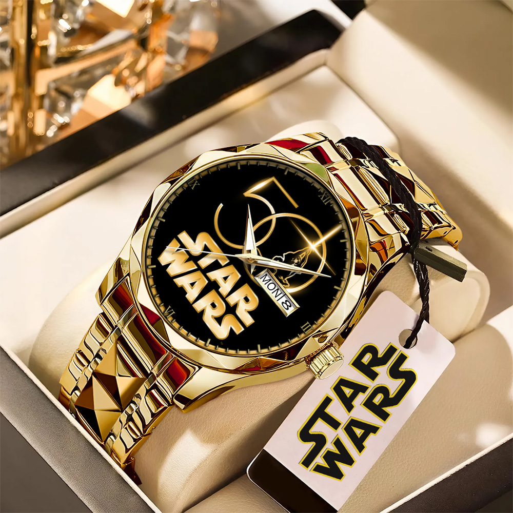 Star Wars 50th Anniversary Alloy Luxury Quartz Watch v3