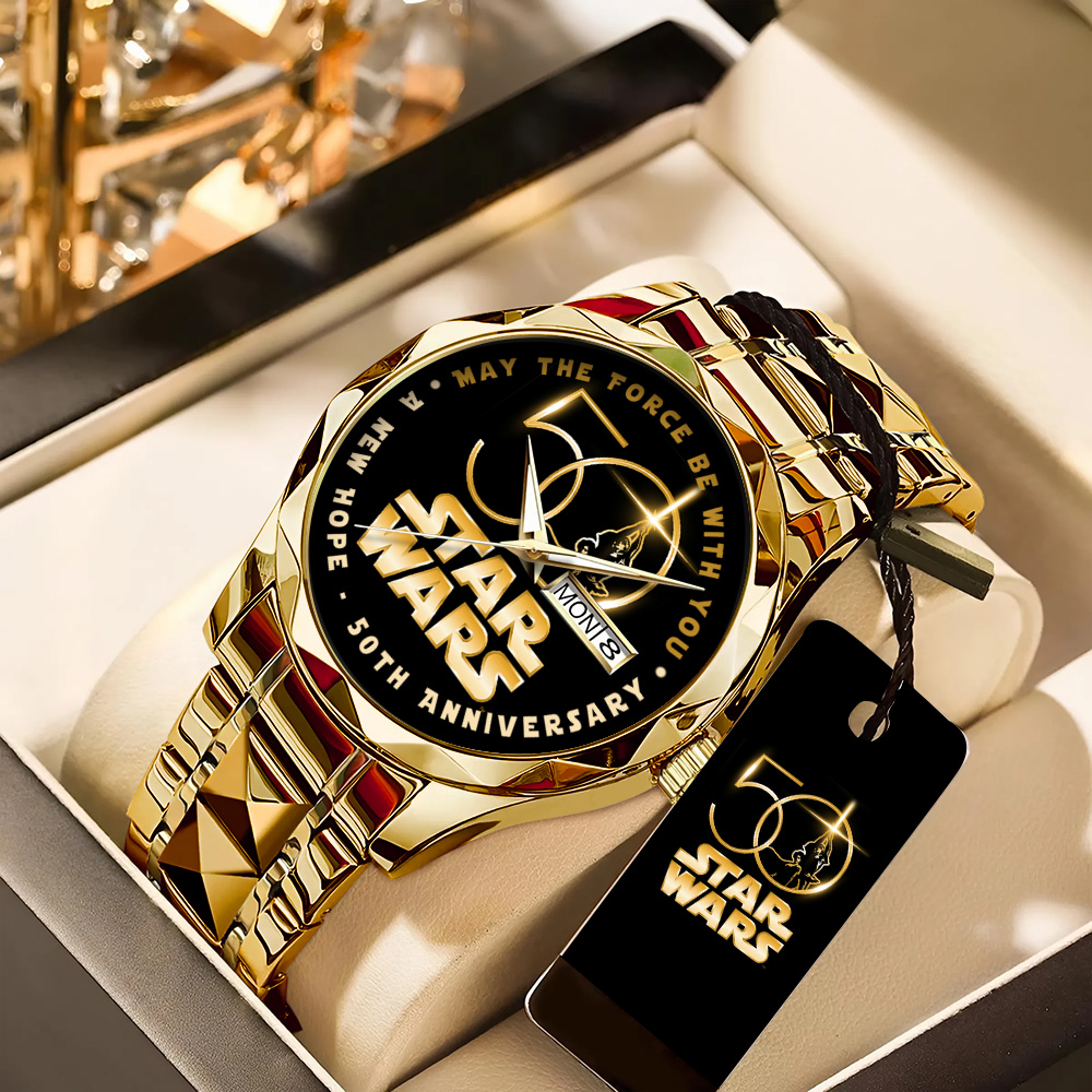 Star Wars 50th Anniversary Alloy New Luxury Quartz Watch
